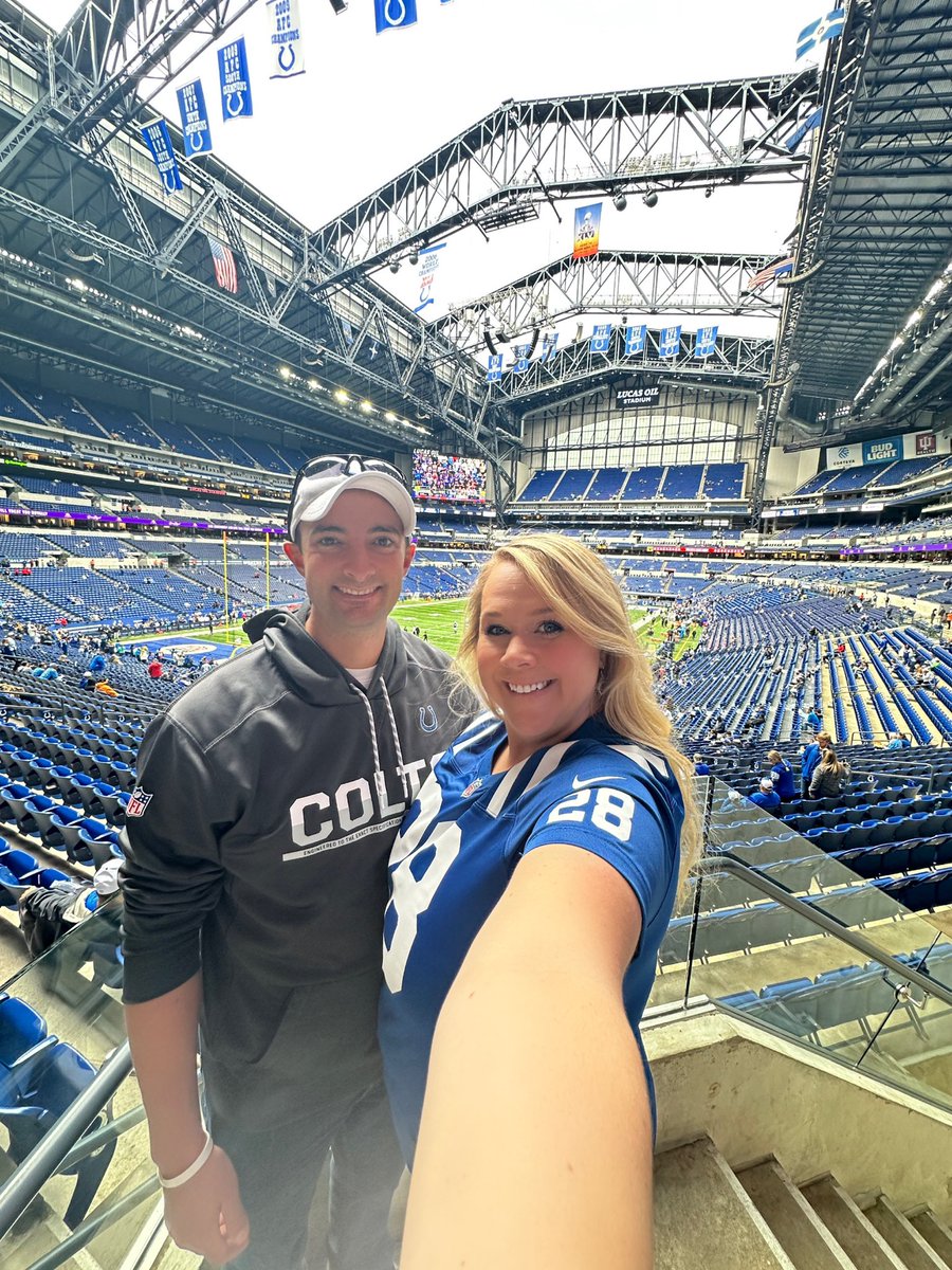Rebecca Stuffle (@beccamichelleh) on Twitter photo Excited to be back in the building for our first game this season! Missed the first couple but excited to be starting our 8th season as STM for <a href="/Colts/">Indianapolis Colts</a> Ready to see <a href="/JayT23/">Jonathan Taylor</a> go off!! #ForTheShoe #TENvsIND #GoColts Excited to be back in the building for our first game this season! Missed the first couple but excited to be starting our 8th season as STM for <a href="/Colts/">Indianapolis Colts</a> Ready to see <a href="/JayT23/">Jonathan Taylor</a> go off!! #ForTheShoe #TENvsIND #GoColts