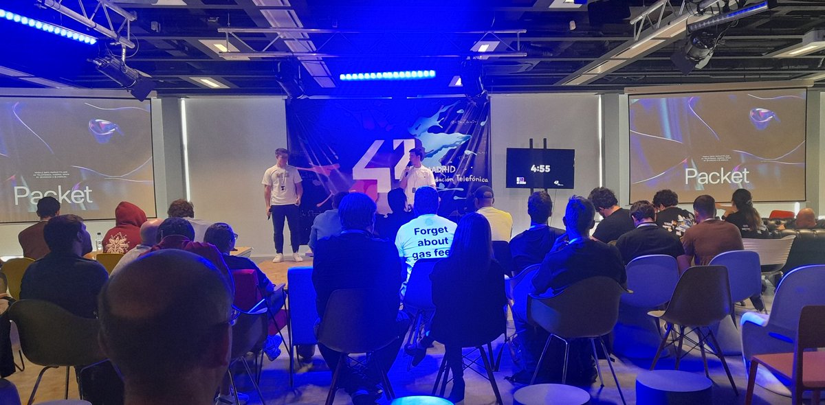 NEARDevHub's tweet photo. 🏆🎉Congratulations to the #NEAR track winners at the @BlockandChange Madrid hackathon!

🥇Packet @javieerios @xRozzo
🥉BlockGala

Thank you so much for hacking with us!

See you soon!🚀
#NEARCon #theBOS #ETHLDN #Devconnect https://t.co/HaS5QTEClq