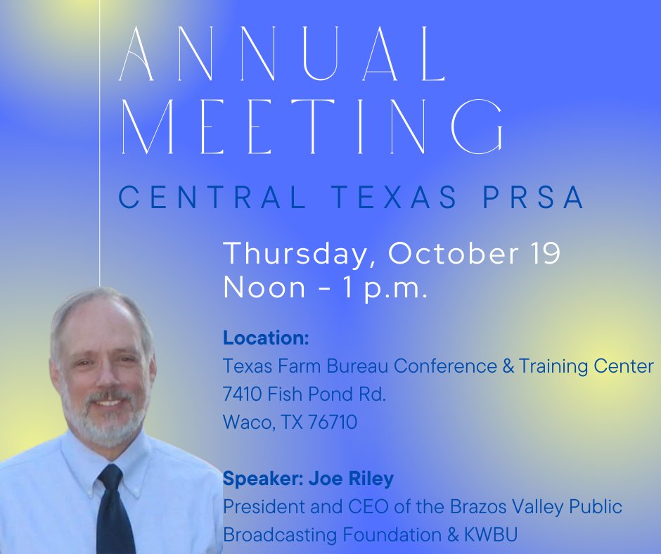 Join us for our Annual Meeting on Thursday, Oct. 19 from noon - 1 p.m. at the Texas Farm Bureau Conference Center in Waco, Texas.

Our nominating committee has proposed candidates for our 2024 Board of Directors. Members will vote at the annual meeting.