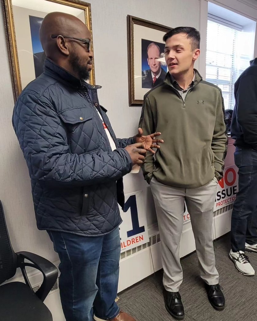 jeyte4us's tweet photo. At rally, where we received support and we support protecting the parant rights  vot no on Issue 1 @FrankLaRose https://t.co/1LkBpBUhEl