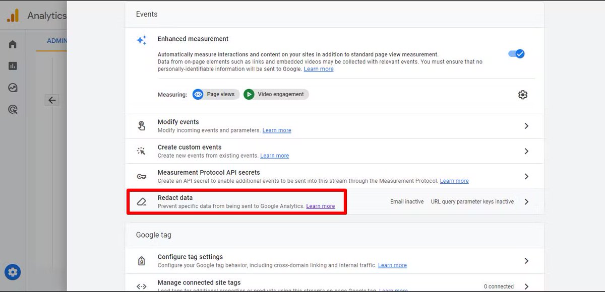 Cómo utilizar la nueva función "Redact Data" de Google Analytics 4 (GA4) para eliminar de manera efectiva los Datos de Identificación Personal (PII) de tus informes de analítica. Be water my friend.

1. PII: Información que identifica a individuos, requiere manejo seguro para
