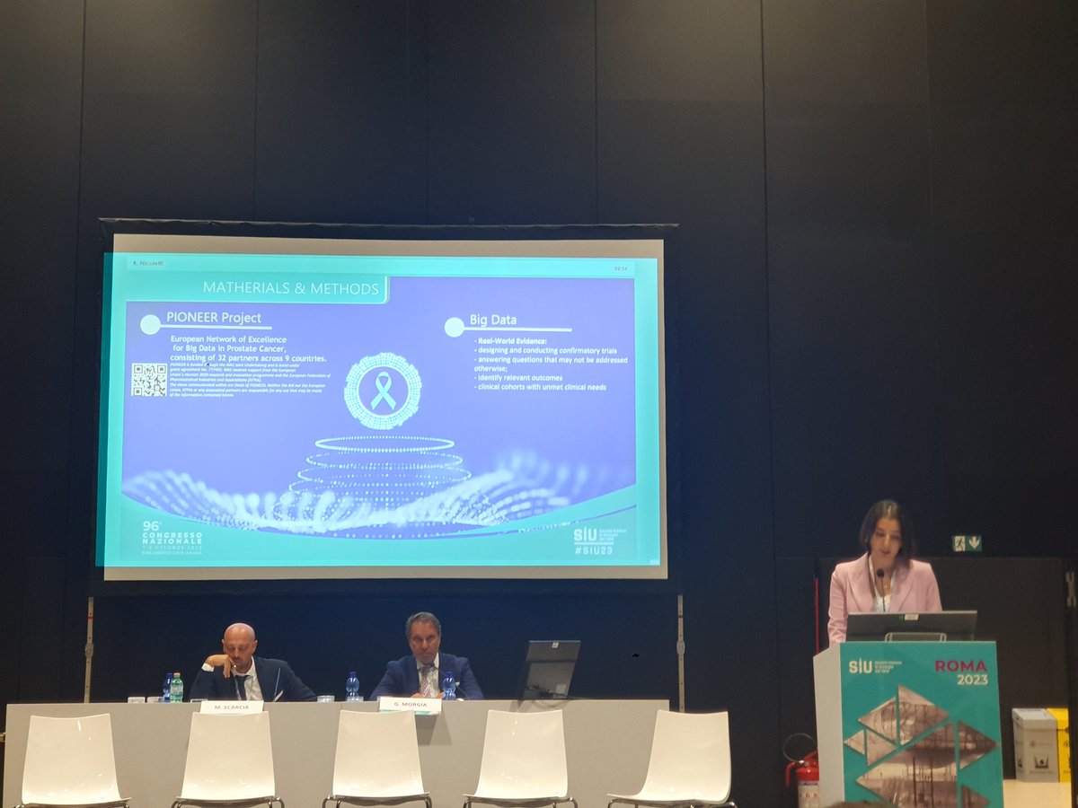 Excellent talk by <a href="/NICOLETTIRosse1/">Rossella Nicoletti</a> presenting the results of <a href="/ProstatePioneer/">Prostate PIONEER</a> studyathon at #siu23 <a href="/NDowJames/">James N'Dow</a> <a href="/JGomezRivas/">Juan Gómez Rivas</a>