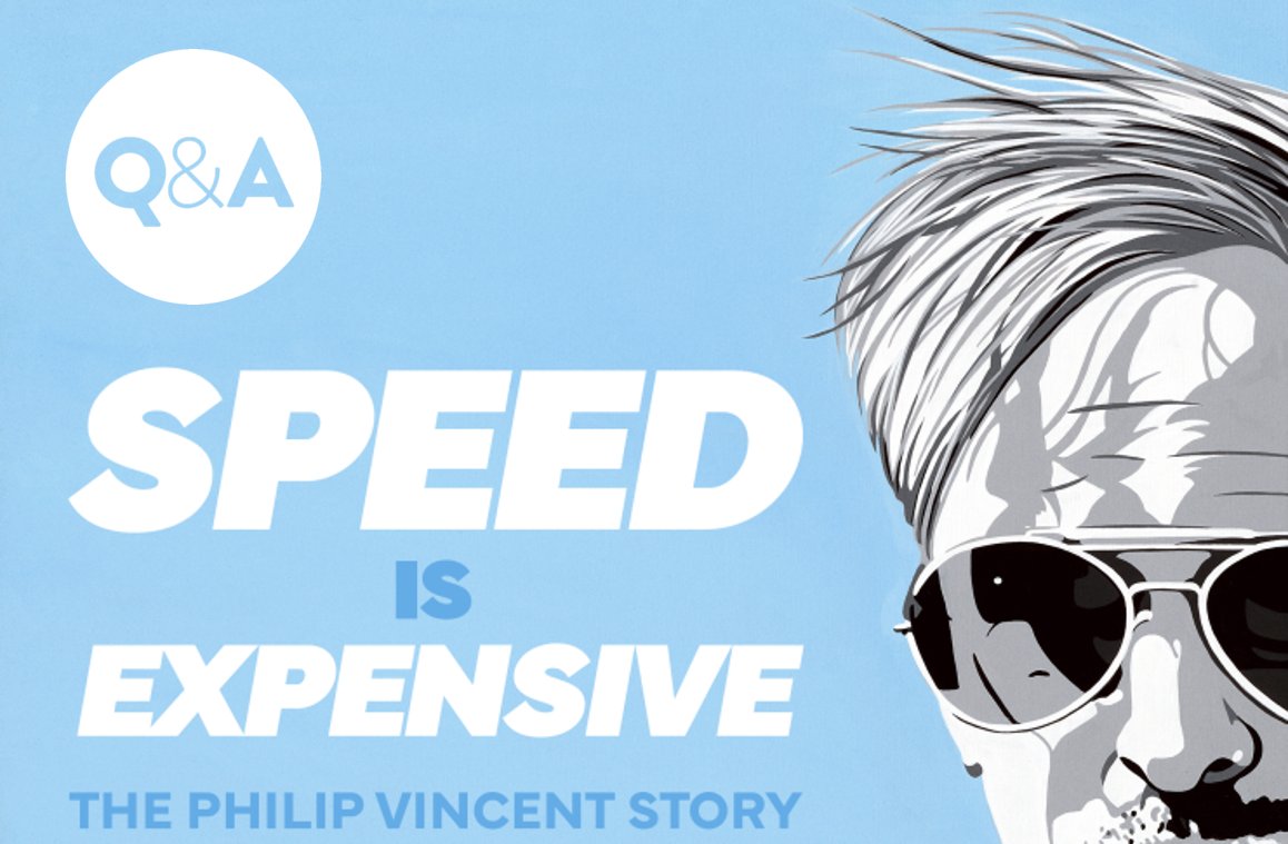FulhamRoadPH's tweet photo. 🏍️ Get ready for a thrilling ride into automotive history! 🏁 Join us for a special screening of SPEED IS EXPENSIVE followed by an exclusive Q&amp;A with the cast and crew! 🎬

#SpeedIsExpensive #ewanmcgregor  #vincentmotorbike https://t.co/zjHTzIhVa0
