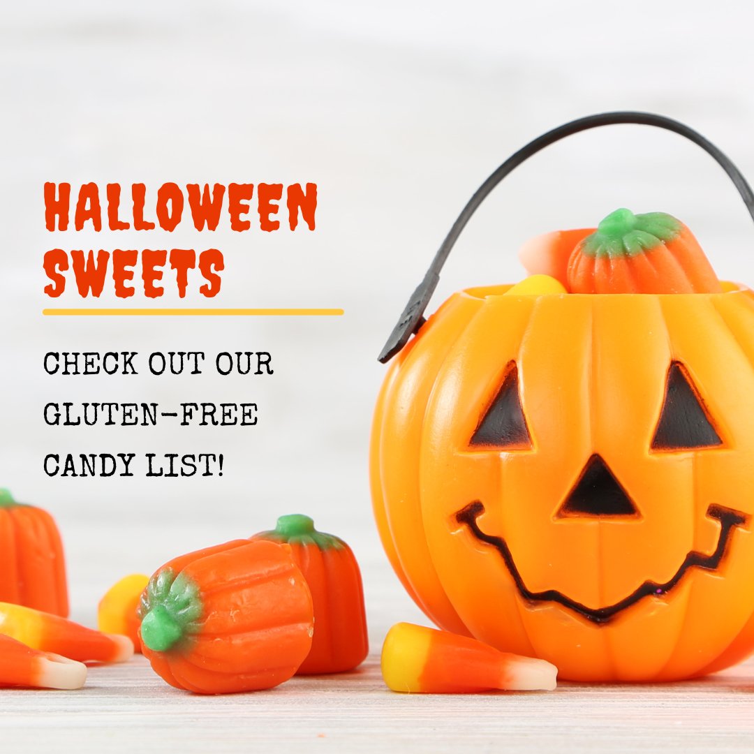 CeliacDotOrg's tweet photo. It's that time of year again: Our gluten-free Halloween candy list is here! (Please remember to use the list only as a guide, since ingredients and formulas can change at any time. Make sure to always read the label.) https://t.co/KqdUvGZSRi https://t.co/IvOOgUwyku