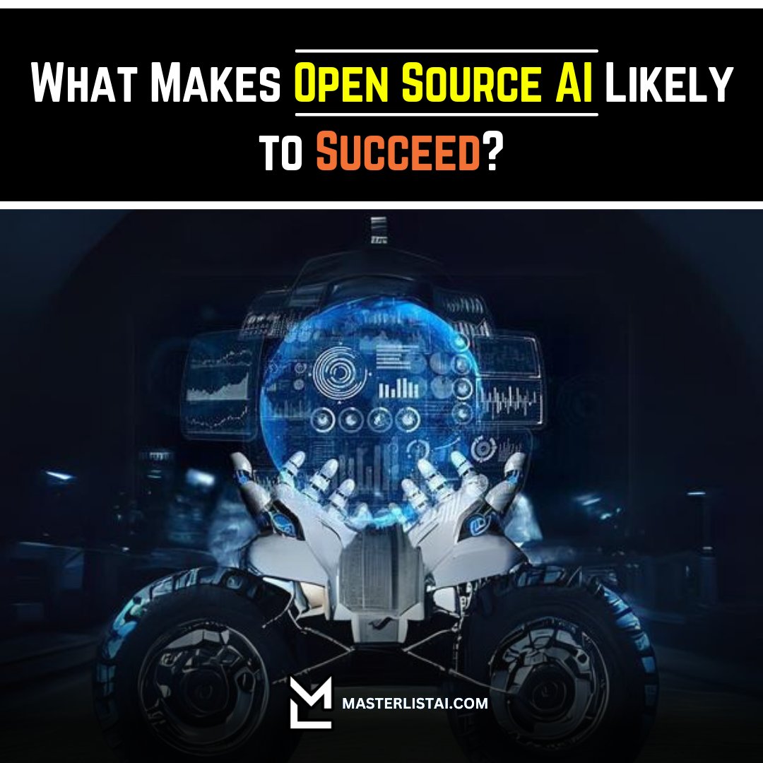 MasterListAI's tweet image. [3/7] 💰 Open source AI is often doubted. Can it compete with industry giants? Is it safe? Can it reason? These doubts persist. But here&apos;s the twist: these arguments are frail. 💪 #AIResearch #OpenSourceTech #Innovation