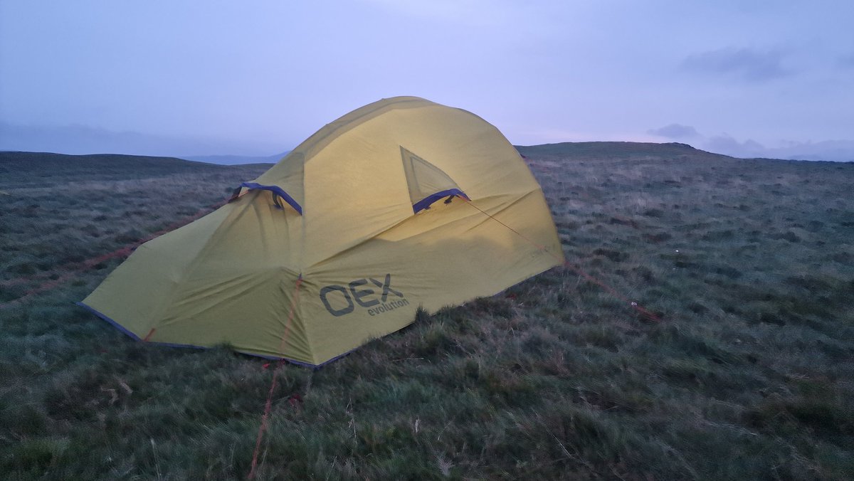 This oex lynx ev ll handled the strong winds brilliantly in the lake districts this weekend. 
#wildcamping #LakeDistrict <a href="/EWMwildcamping/">English woodsman</a> <a href="/GOoutdoors/">GO Outdoors</a> <a href="/OEXOutdoors/">OEX</a>