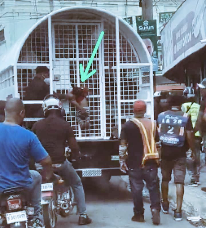 JDecilien's tweet photo. @antonioguterres @JoeBiden @ONU_fr @POTUS @LuckNews88 
Haut niveau de discrimination et de non respect des lois et conventions sur la migration en RD🇩🇴. Visiblement sur 7 image on peut constater un enfant tenir par sa mère dans un camion transportant des immigrants illégaux. https://t.co/h87sgigjsg
