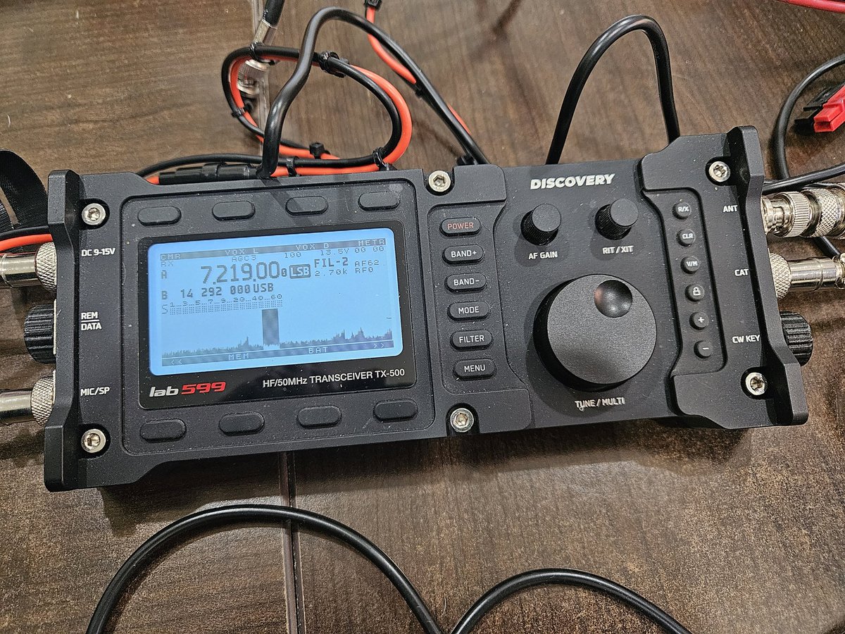 Broke out the #tx500 for the latest firmware and a little #pota hunting.  #hamradio