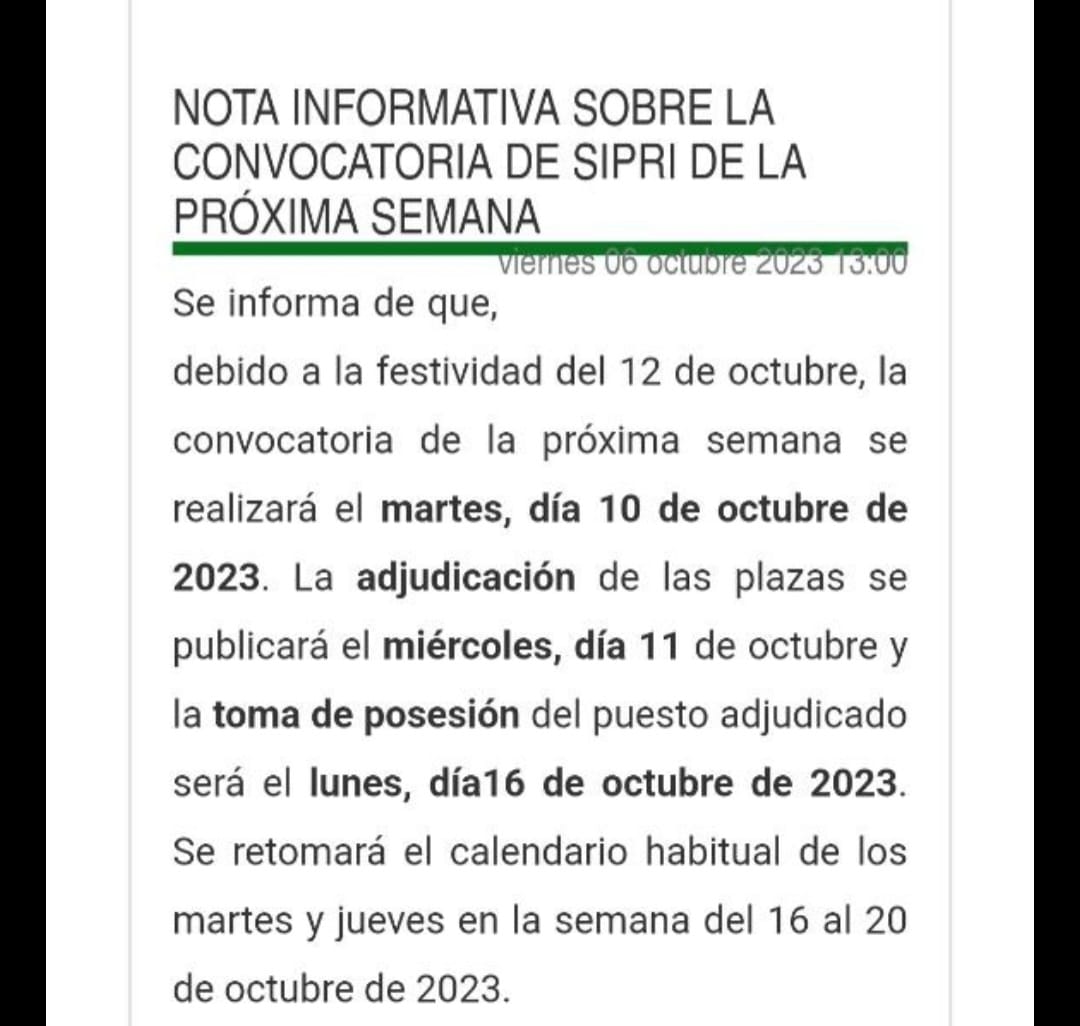 Que digo yo <a href="/Patricia_Pozo_/">Patricia del Pozo</a> que sigue sin importarle lo más mínimo los cientos de niñ<a href="/s/">『S』</a> sin maestr@ más de 2 semanas...
Recortan y adjudican como quieren no?
En las convocatorias normales adjudican en 48h y ahora lo hacen en 24h...si pueden, por qué no hacerlo siempre así? 🤔
