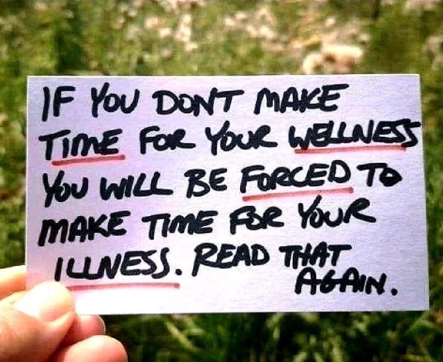 MyRealtorDoctor's tweet photo. Make time for your wellness! https://t.co/hHZ9v5Lr6V