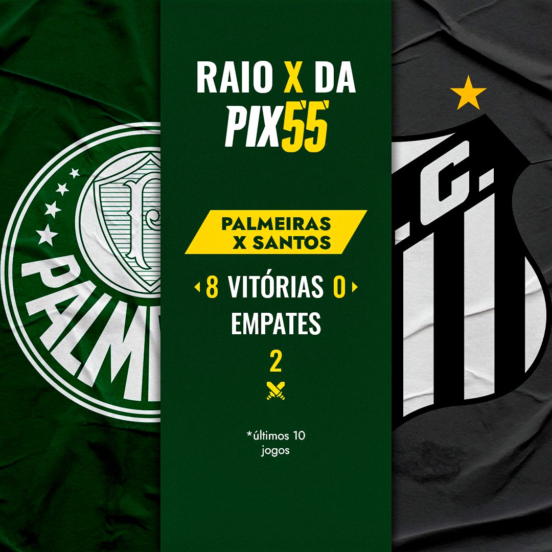 pix55oficial's tweet image. Hoje o dia promete ser épico com três clássicos no Campeonato Brasileiro: Grenal, Palmeiras x Santos e Fluminense x Botafogo! 🇧🇷⚽

Vamos relembrar os duelos históricos entre essas equipes, para te ajudar a fazer aquela fézinha para fechar o final de semana 🍀😜

Prepare-se para…