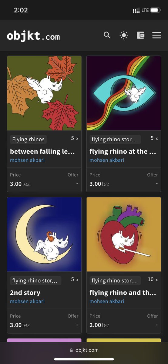 Flying rhino stories
2 - 3 #xtz #objkt #nft #NFTCommunity #NftColllectors #NFTfam  #shill #NFTDROPS
