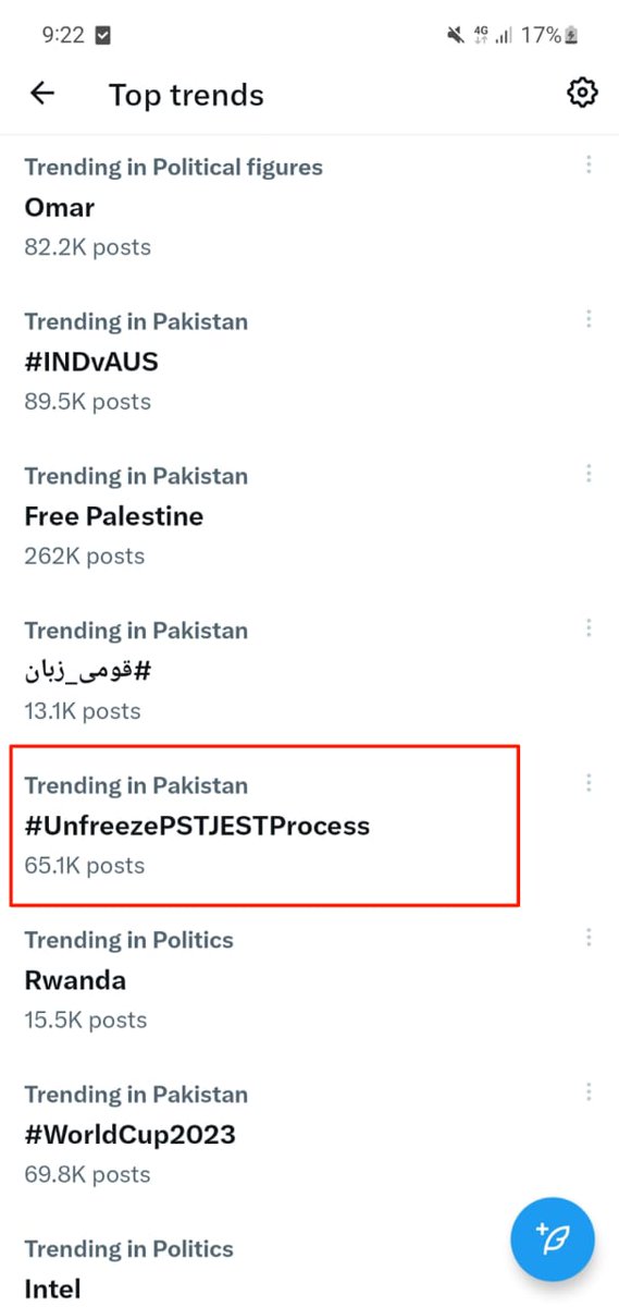 Keep it up friends..
#UnfreezePSTJESTProcess