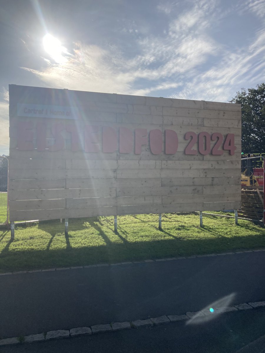 Eisteddfod 2024 @Ponypridd ! Let the preparations begin! @CCrughywel @cricklanguages