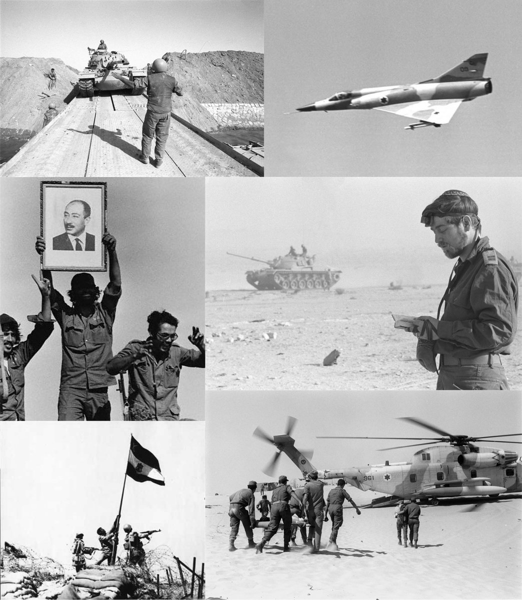 citarnyknihy's tweet photo. HISTORICKÉ OKÉNKO
Jomkipurská válka 
byl ozbrojený konflikt vedený 
6. 10. 1973 – 25. 10. 1973
mezi Izraelem a koalicí Arabské státy v čele s Egyptem a  Sýrií. 

Vzhledem k osudovému selhání izraelské vojenské zpravodajské služby Aman Izrael utrpěl zpočátku VYRAZNÉ ZTRÁTY, díky také novým egeptskym zbraní ze SSSR.
V další fázi utrpěl těžké ztráty i arabské státy.
Obě supervelmoci – jak USA, tak SSSR – zřídily letecký most, jímž doplňovaly rychle zdroje svých chráněnců.

Z čistě vojenského hlediska byl vítězem války Izrael.

Z politického hlediska byl vítězem Egypt, neboť samotná válka vedla  následně k řadě jednání, která vyústila v izraelské stažení ze  Sinajského poloostrova, což byl i jeden z cílů egyptského útoku.