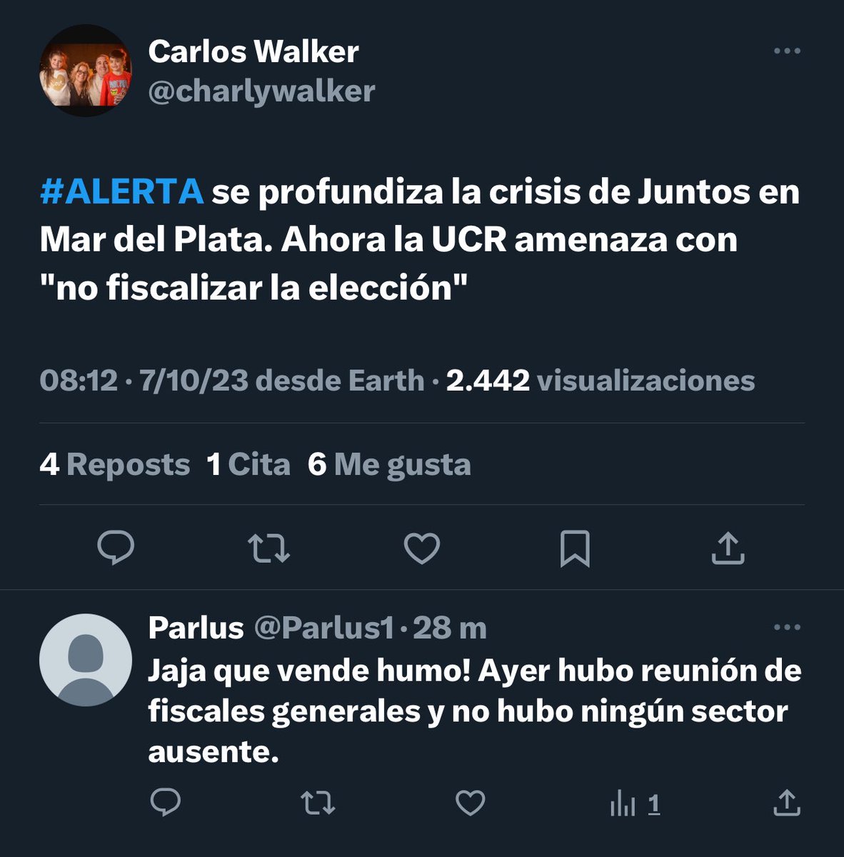 AngelozLa's tweet photo. @charlywalker @gmontenegro_ok Pero si hace 20 minutos dijiste que no fiscalizamos jajjaaja sos el superman del bolazooo https://t.co/yOC52hbb7D
