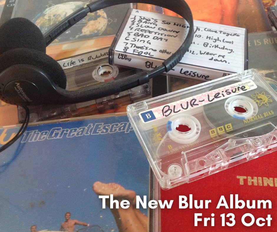 Next week! ✨ Writer and storyteller John Osborne is back with his Radio 4 show 'The New Blur Album,' a story of life, love, friendship and growing older, with the new Blur album as a constant backdrop. 🎟️ Limited tickets available!