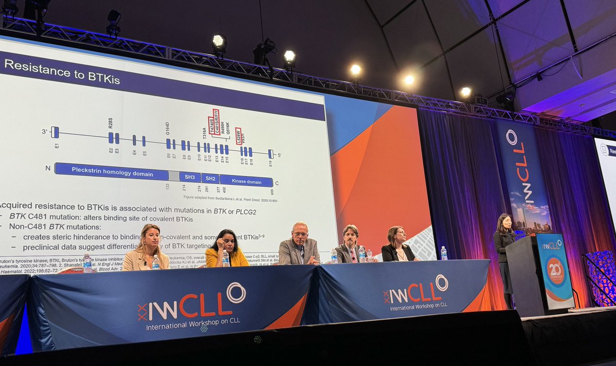 ⁦@inhyeahn⁩ from ⁦@DanaFarber⁩ presenting at #iwcll2023 on one of the largest datasets ever reported for BTKi resistance mechanisms in CLL ⁦⁦@iwCLL⁩