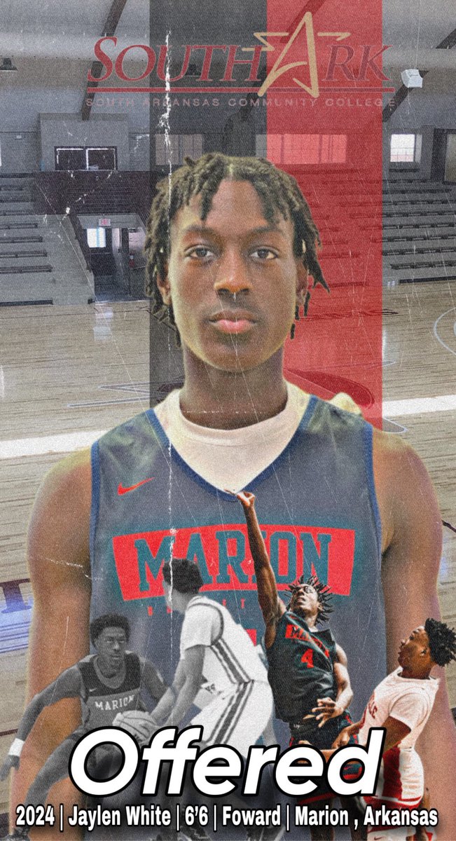Kevin Miller (@big73miller) on Twitter photo 2024 Jaylen White (6’6 Foward Marion , Arkansas ) just picked of an offer at South Arkansas Community College.
<a href="/DarealJwhite4/">Jalen White</a> <a href="/coach_cbr2/">Cam Robinson</a> <a href="/marionpatriotb1/">Marion Patriots Basketball</a> 2024 Jaylen White (6’6 Foward Marion , Arkansas ) just picked of an offer at South Arkansas Community College.
<a href="/DarealJwhite4/">Jalen White</a> <a href="/coach_cbr2/">Cam Robinson</a> <a href="/marionpatriotb1/">Marion Patriots Basketball</a>