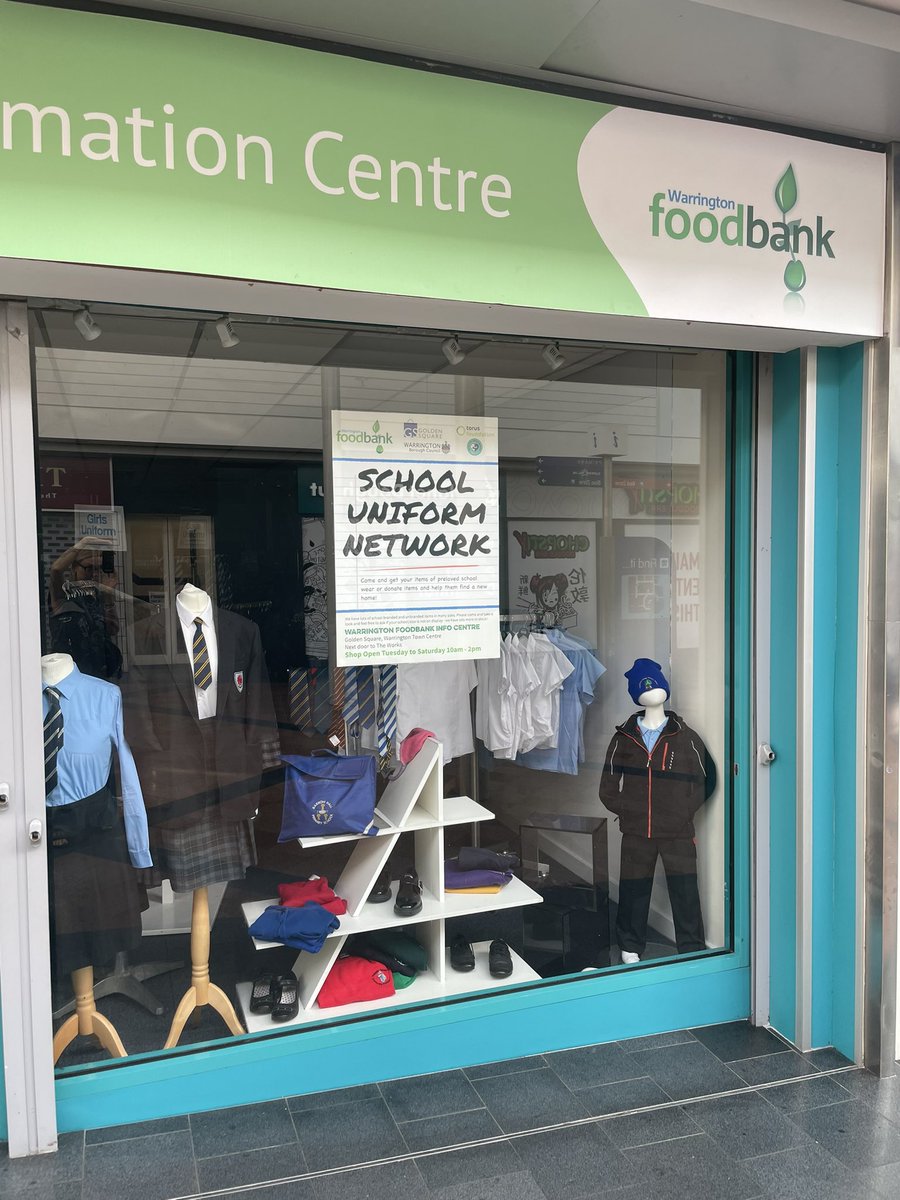 Winter warmers wanted...

We need your donations of good quality winter coats, hats, gloves, scarves of all sizes and colours - from primary to high school.

Please drop donations at:

Warrington Foodbank School Uniform Network
Golden Square Shopping Centre
Warrington

#WINTER