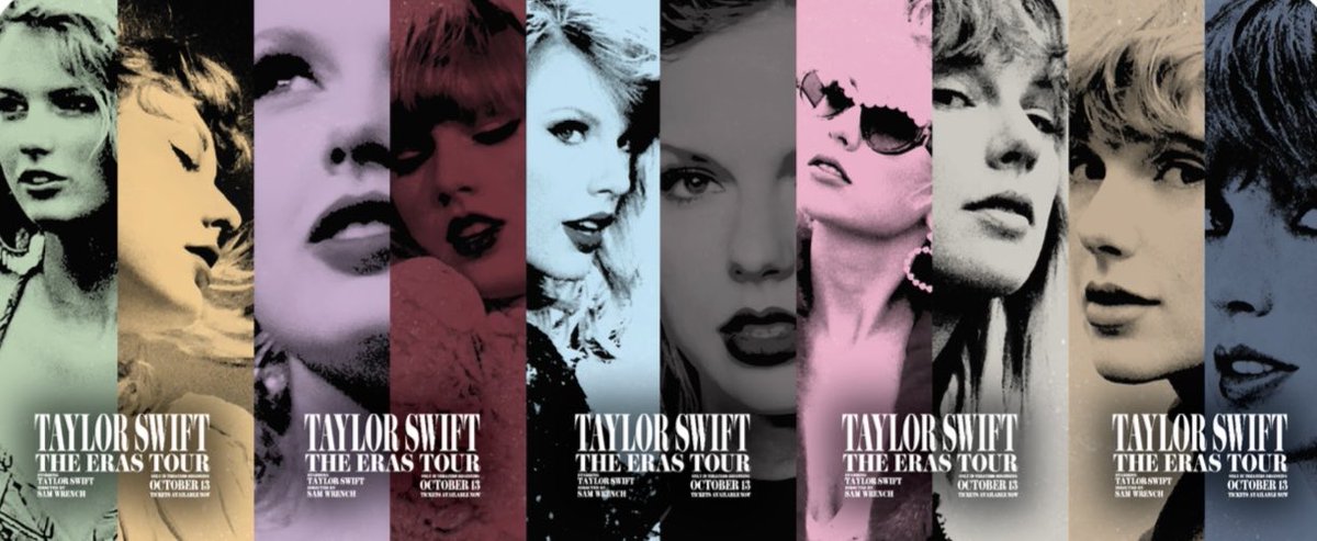 AMC’S TAYLOR SWIFT COUNTDOWN: 5 DAYS TO GO. The Eras Tour opens October 13 at all U.S. &amp; Europe AMC theatres. Attend the movie at our U.S. theatres and get an 8” x 10” mini-poster absolutely free, while supplies last. We printed an ample quantity, but they will go quickly.