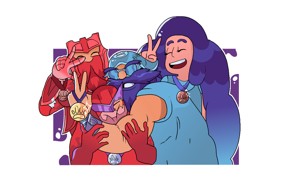 M30W_Esports's tweet image. Brilliant artwork from @ShadowwBH of all our medallists, @keiththepoopoo, @eroro_xd and @sylphiewastaken from last weekend’s Autumn Championship 2v2!! Huge congratulations to them!

If you're interested in getting a piece done for yourself @ShadowwBH's commissions are open!!