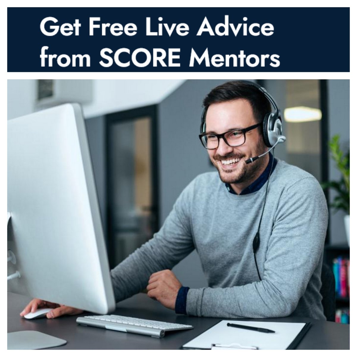 Monday's (Wednesday's Too) &gt; #Free Live #Chat/Advice 9am - 5pm est from a SCORE #Mentor ---- Found via <a href="/SCOREMentors/">SCORE Mentors</a> 
score.org/livechat-score…
