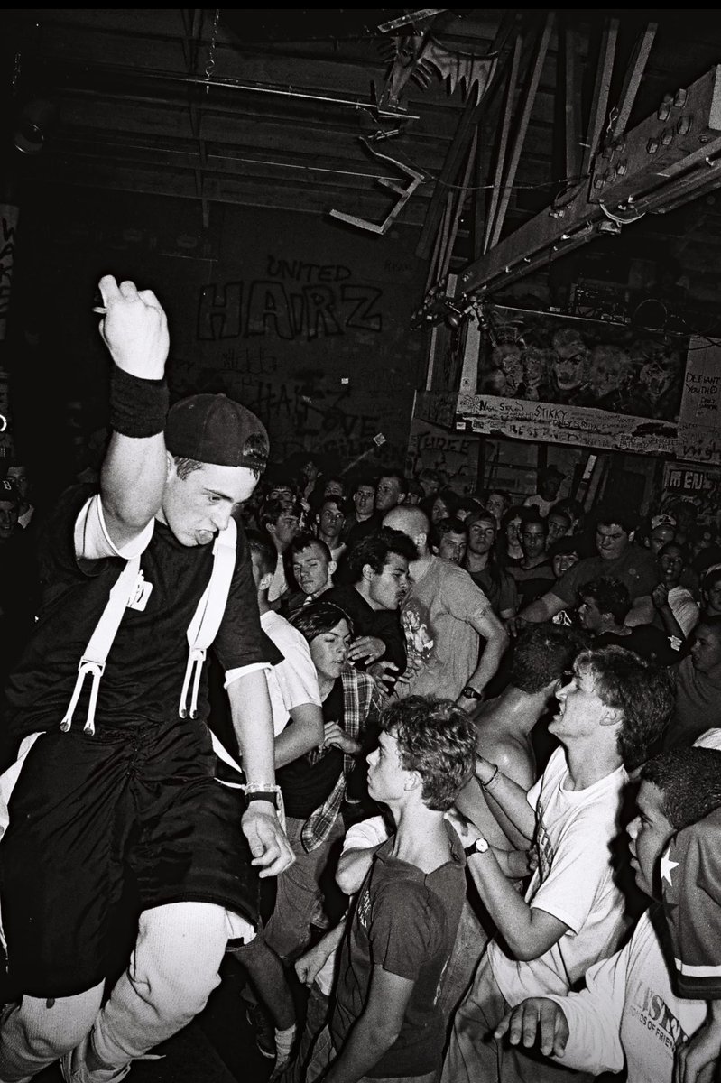 I’ve been digitizing and posting (on Instagram) a bunch of old photos I took from the late 80s. They include punk and straight-edge shows. This is one of my favs. #punkrock #ocXhc