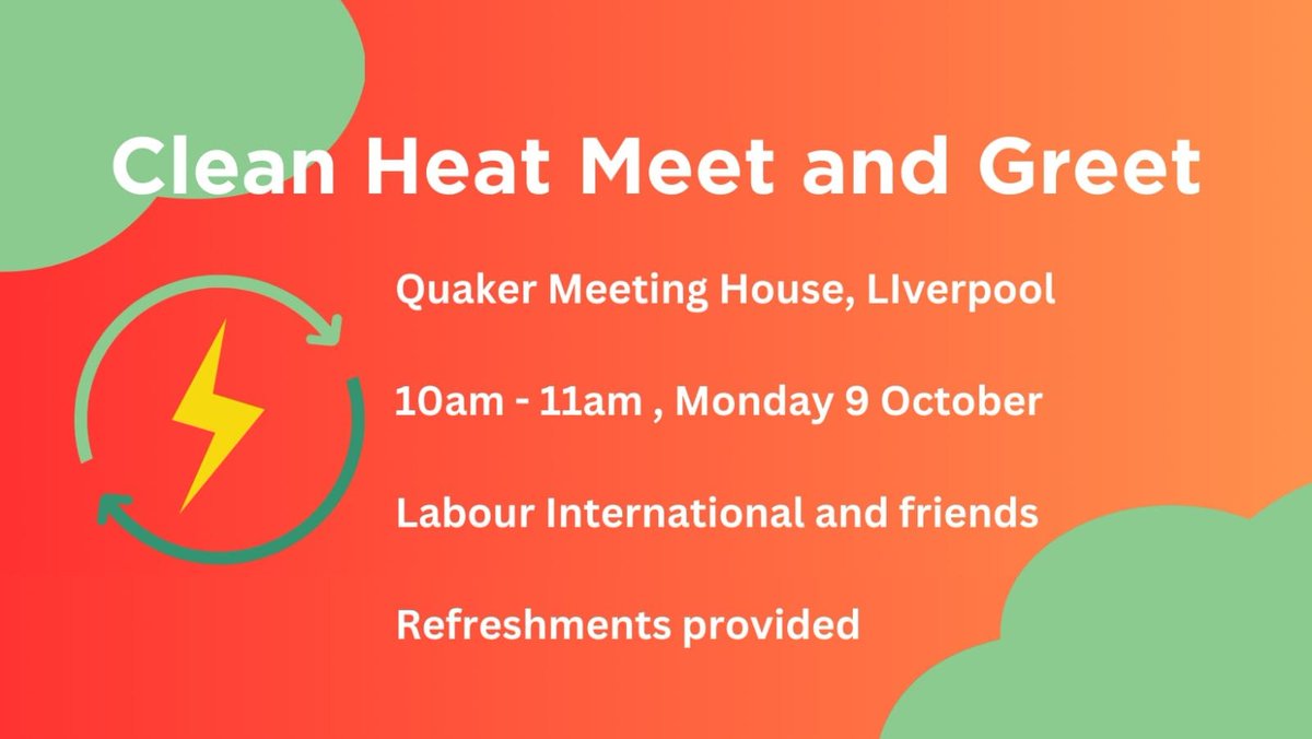 Come along to the Quakers' Meeting House tomorrow morning at 10am for a chat about how cheap Clean heat from natural sources and disused mines can transform our homes and save the planet.