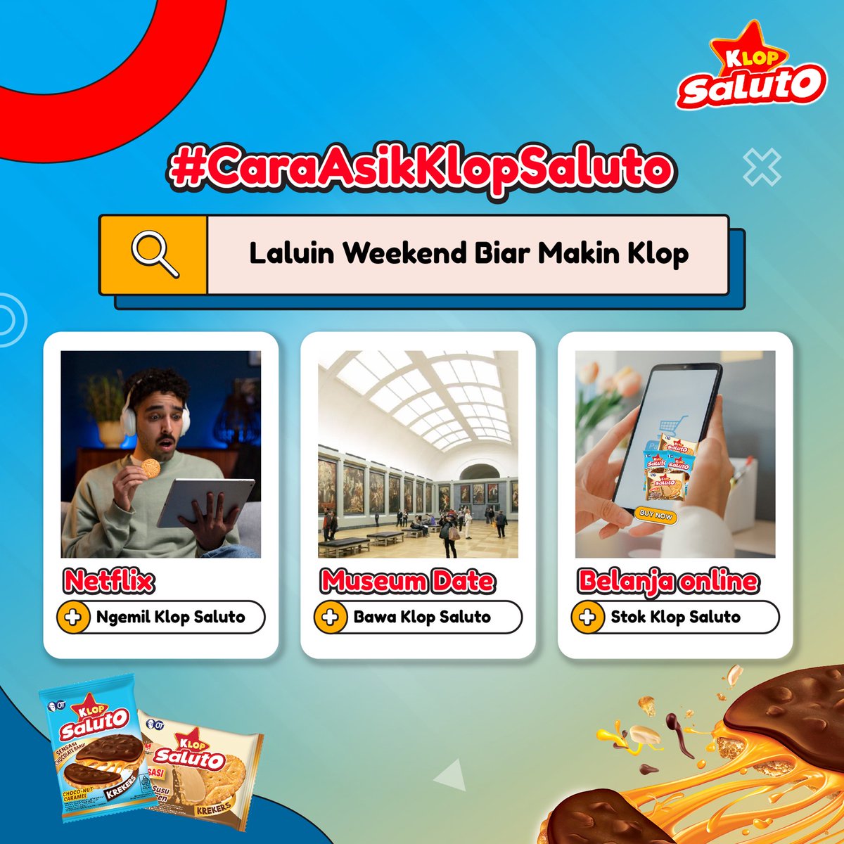 Klopbiscuit's tweet photo. Bangun pagi, sarapan, balik rebahan, ya cuma gitu-gitu aja berulang-ulang sampe hari Minggu. Ujung-ujungnya nyesel karena BESOK SENIN!

Apa nih kegiatan andalanmu pas weekend?

#KLOP #KLOPCrackers #KLOPBiscuit #KLOPSaluto #GaBisaStop #Biscuit #Crackers #AsyikinBarengKlop #weekend https://t.co/CgOrAvmSXX
