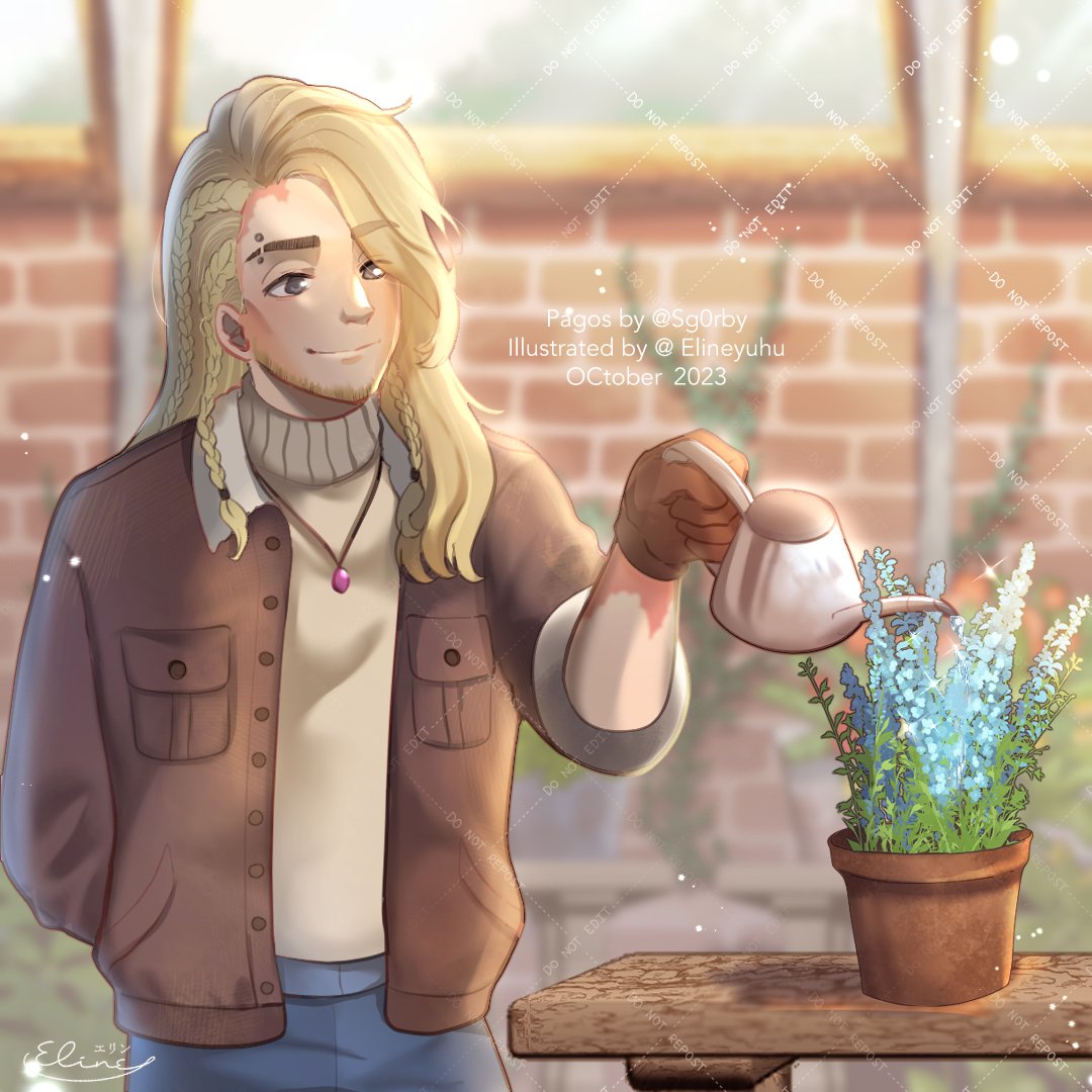 Elineyuhu's tweet photo. (1/17) Meet Pagos!
He's @Sg0rby 's child drawn by me for the #OC_tober2023 collaboration!💖

Also i add the background bcs i kinda like how it turned out?🤣

16 more to go!!! https://t.co/Mn8TtB9QsS