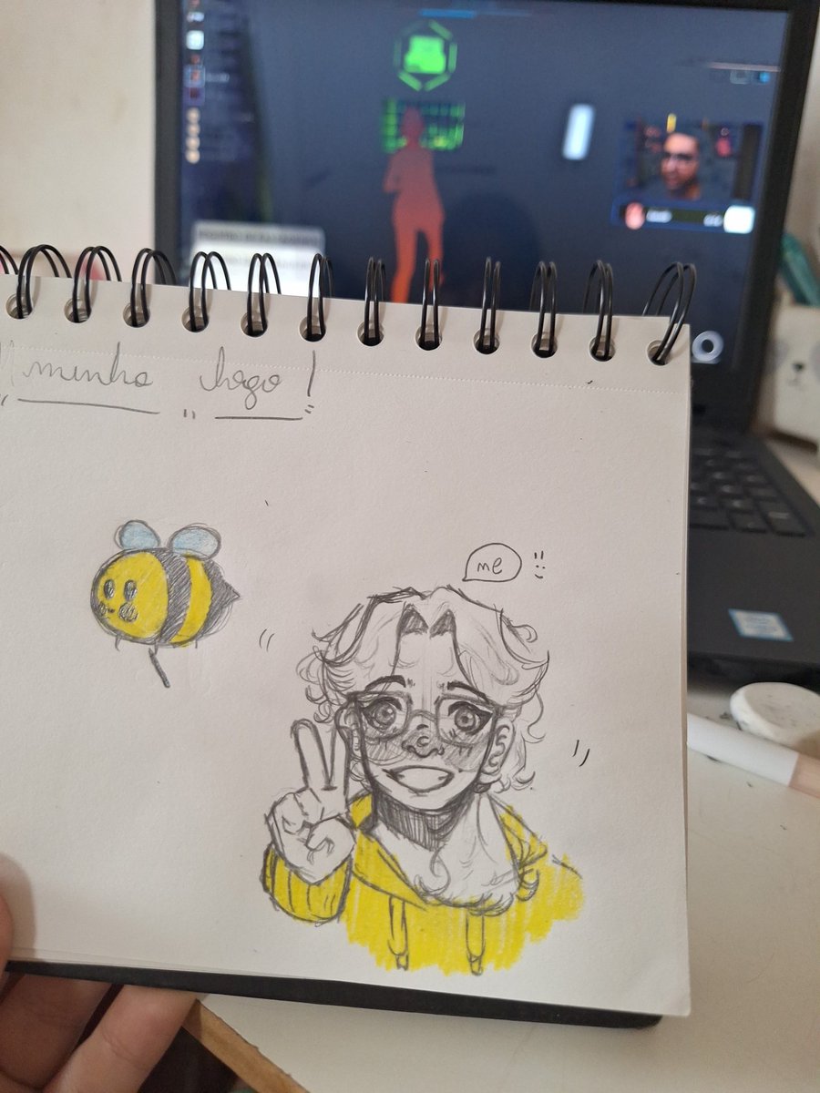 bu_bs_l's tweet image. tentando me desenhar! 
(⁠｢⁠`⁠･⁠ω⁠･⁠)⁠｢✨🪻🐝