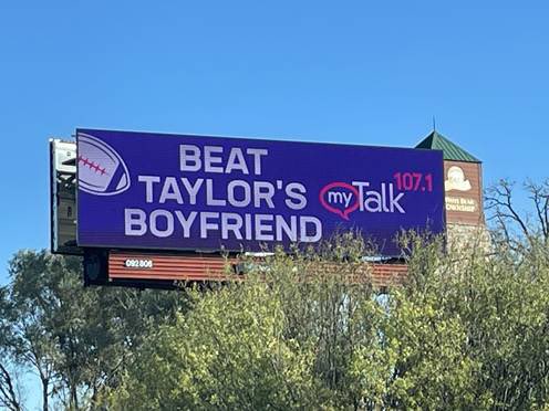 AdamSchefter's tweet image. Billboards spotted around Minneapolis before today’s Chiefs-Vikings game: