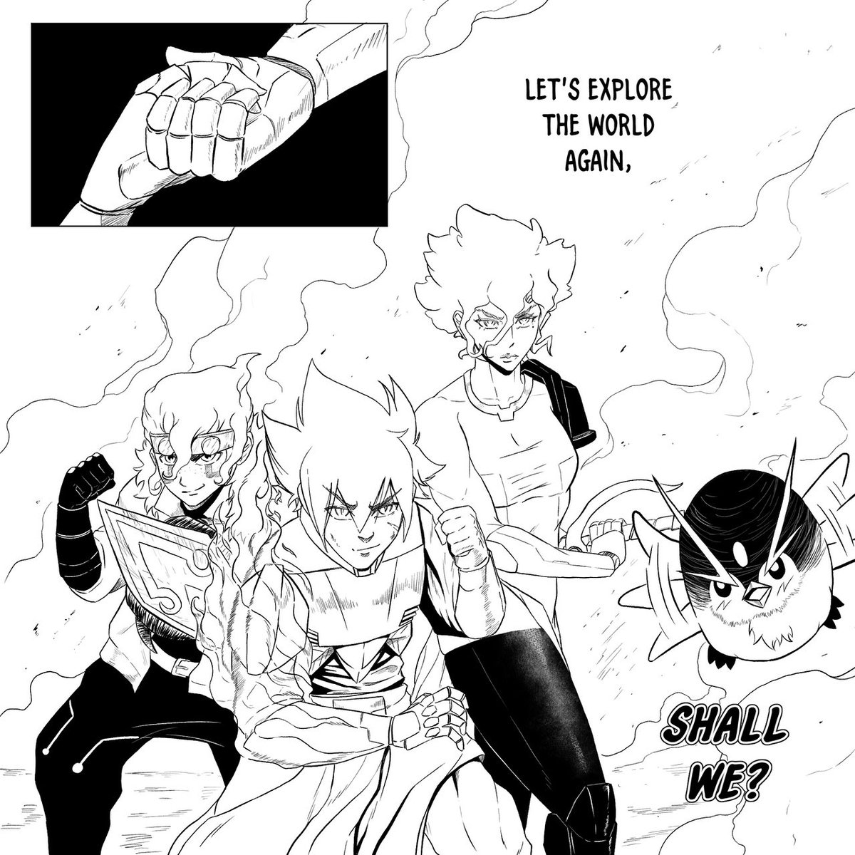 ANNOUNCEMENT:
Me and Aaron (<a href="/eronkomiks/">The Neighbor's Kid</a>) are back to give you the world of 'Shade of Red' releasing under our publishing house 'Hoseki Publishing'. July 2024!

Thank you everyone that’s supported in anyway to make this possible, I couldn’t do it without you and that’s love ❤️