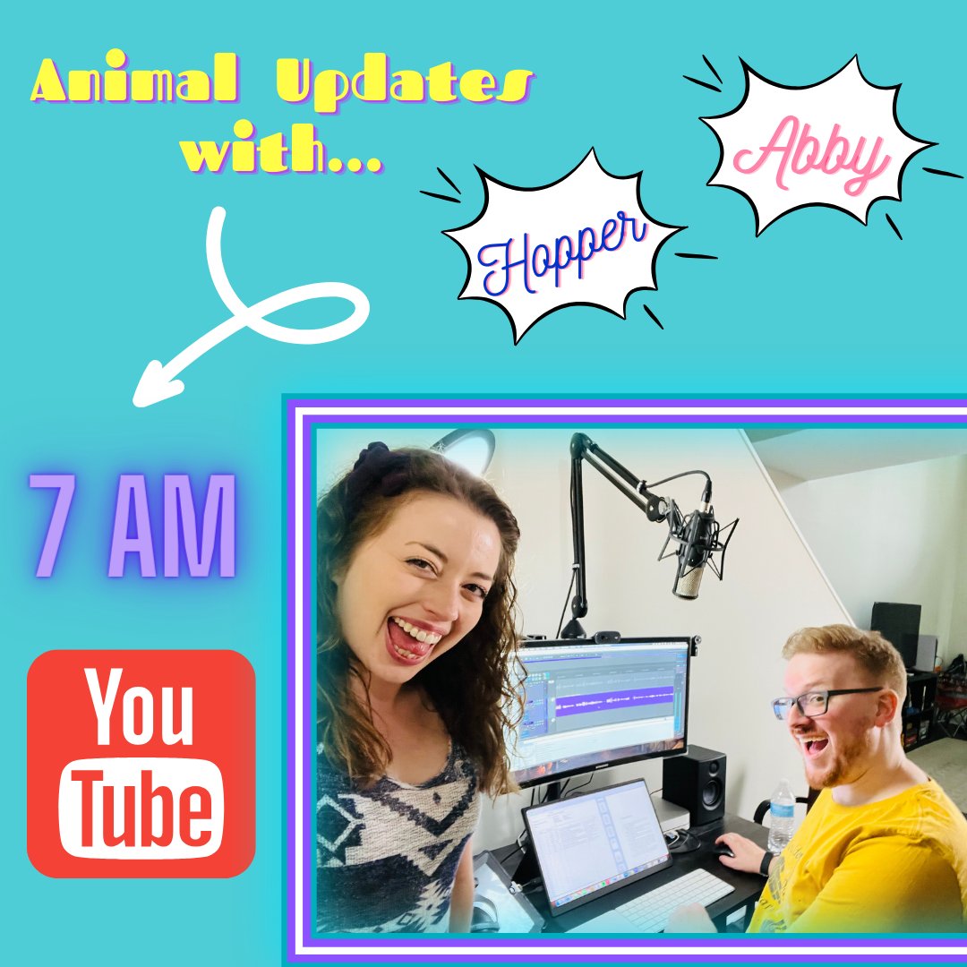 Tomorrow at 7am Abby and Hopper are BACK with the latest updates in the animal kingdom! 🤩🦌🐇🎉

Be sure to subscribe to our YouTube channel to stay up to date on new Ask Deer Abby content at youtube.com/@askdeerabby

#askdeerabby #childrenspodcast #newepisode #youtube