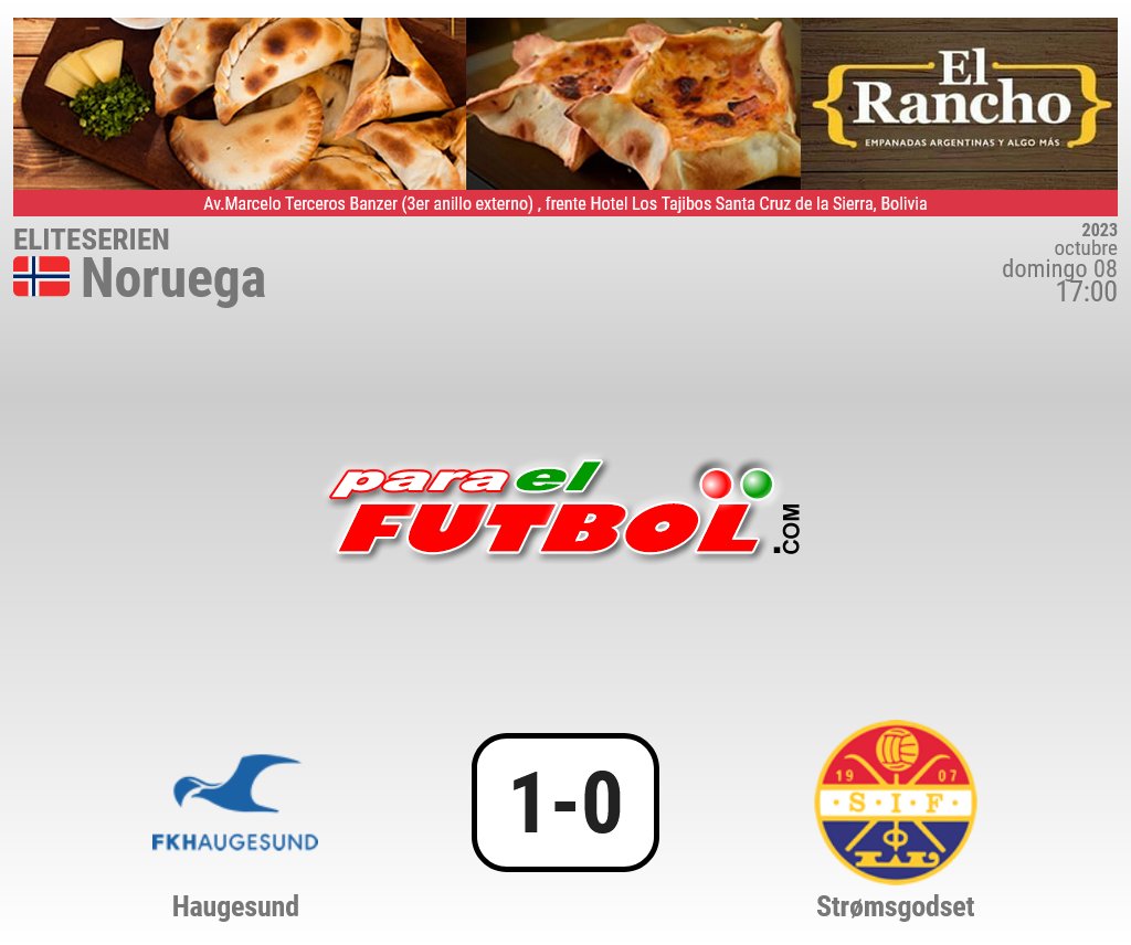 paraelfutbol's tweet image. 🇳🇴 Noruega
🏆 Eliteserien ➡ Temporada regular
🗓  Jornada 24
⚽ HAUGESUND 1️⃣ ❎ 0️⃣ STRØMSGODSET
🏁 .... es FINAL
🌎 paraelfutbol.com
#Noruega #Eliteserien #futbol #paraelfutbol #pef #pefmundo #Haugesund #Strømsgodset