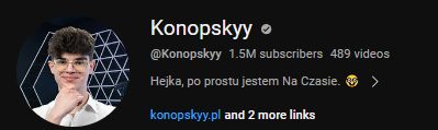 inexiulekk's tweet photo. Konopskyy zaledwie w 6 dni z 900k wbił 1,5 miliona subskrybcji (filmu dalej nie ma madge) #PandoraGate #konopskyy #stuu #wardega https://t.co/yP7fNfxVlF