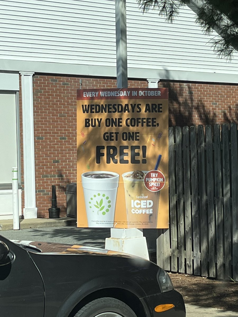 This is bullshit @cumberlandfarms no one asked for this. Bring back free coffee Friday.