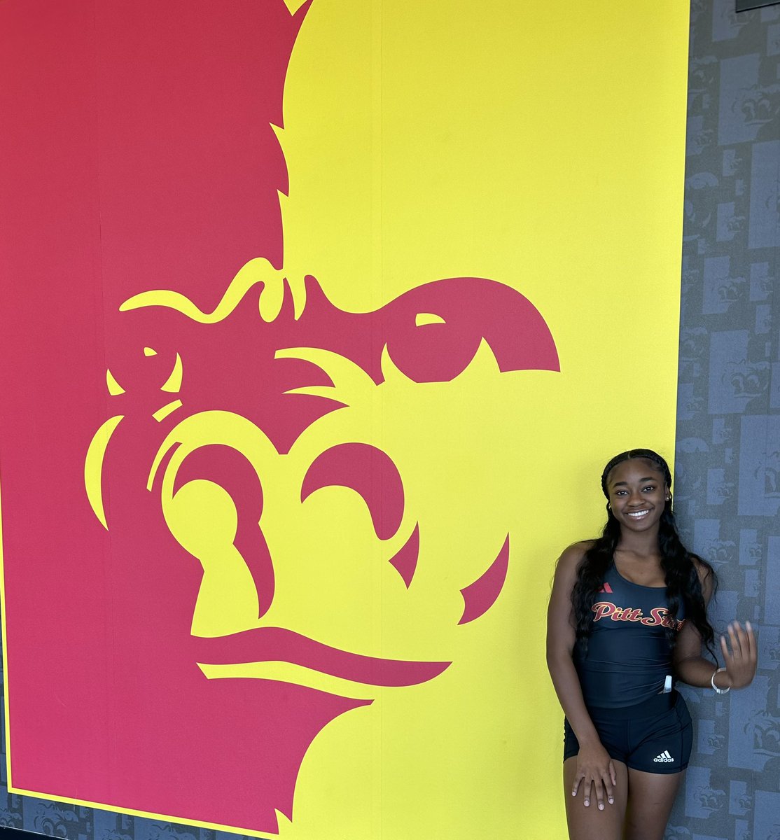I had a great official visit at Pittsburgh State University! I was blessed to come across some amazing people. I want to give a huge thanks to Coach Rutledge and <a href="/GorillasTrack/">Pitt State Track & Field</a> for bringing me to Kansas💛❤️ #notcommitted