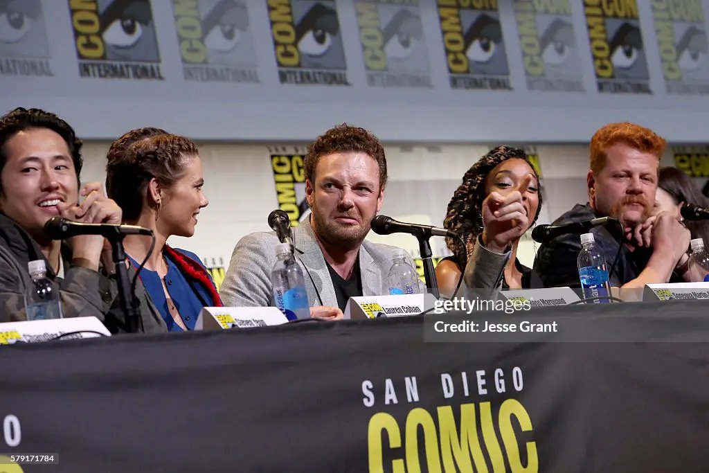 GettyImagesRP's tweet photo. © #GettyImagesRP › Photos &amp; V͟i͟d͟e͟o͟s͟
Search for 𝗘𝘃𝗲𝗻𝘁𝘀 › #WalkingDeadSeriesRP

SAN DIEGO, CA - SEP 25: The cast attend AMC's 'The Walking Dead' panel during Comic-Con International 2023 at San Diego Convention Center. https://t.co/c3UjM7CCVw
