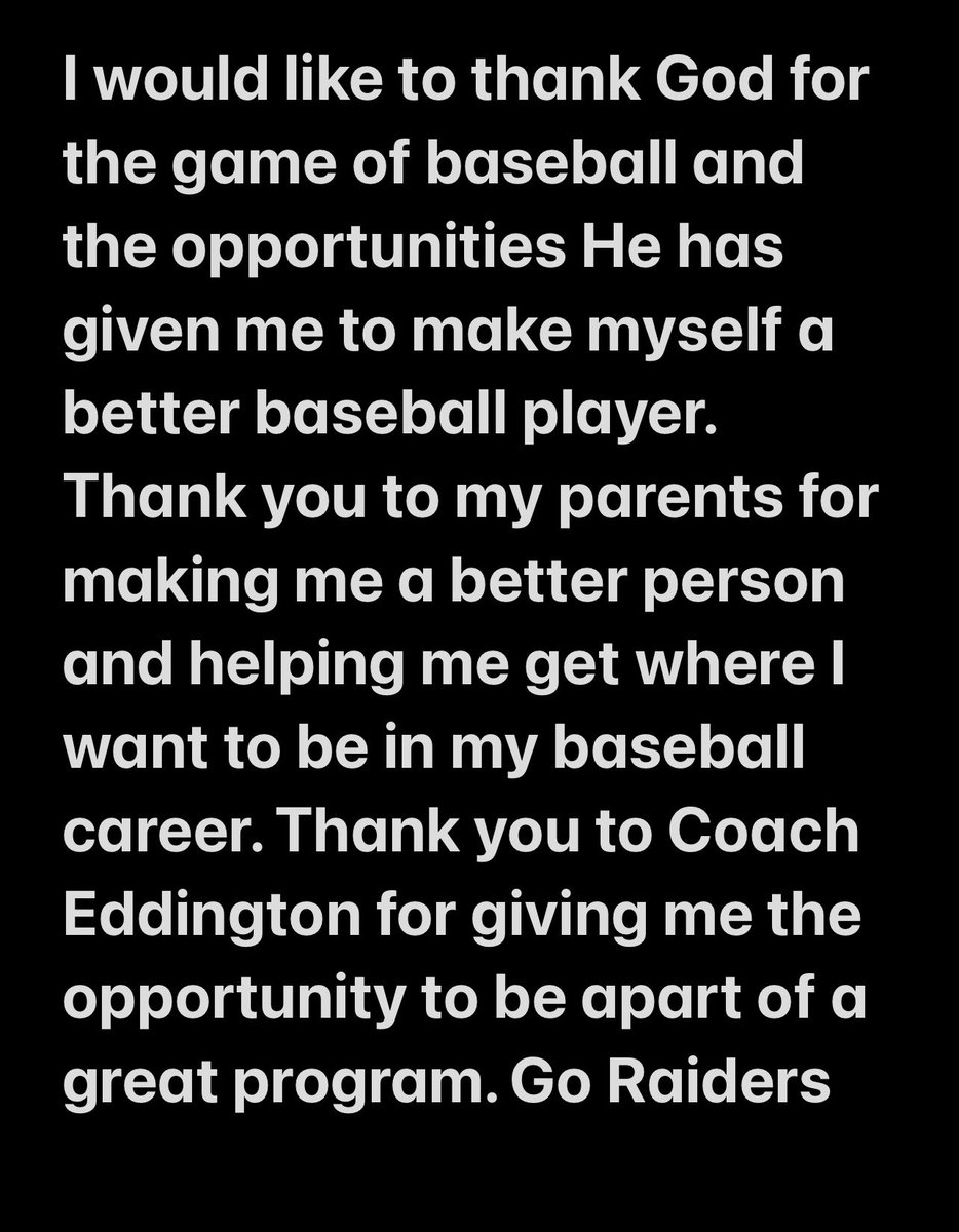 KyleOHearn27's tweet image. After much thought, I have decided to further my baseball career at Grand Rapids Community College. @baseball_grcc @POMalley_NCSA @MetricsBaseball