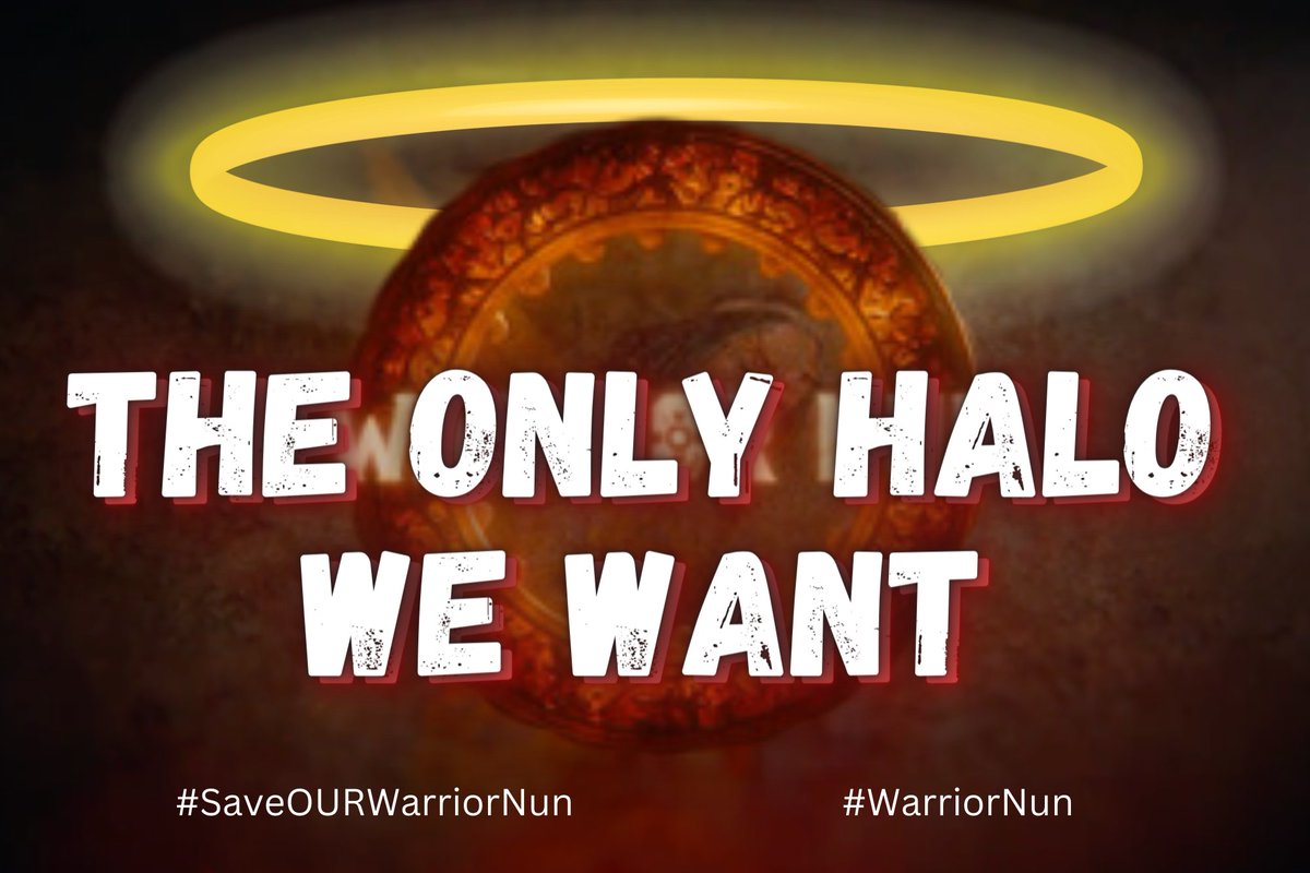 Jereczko97's tweet photo. ‼️⚠️ ATTENTION - PHRASE ⚠️‼️

Are you ready?!!
Let's make some noise! 

Leeets goooo!🔥
 
3.. 2...1... GOOOO!

❗> THE ONLY HALO WE WANT <❗
#SaveOURWarriorNun  #WarriorNun 

Thx for phrase idea @tzotzolaki ❤️ https://t.co/KEe2rujizf
