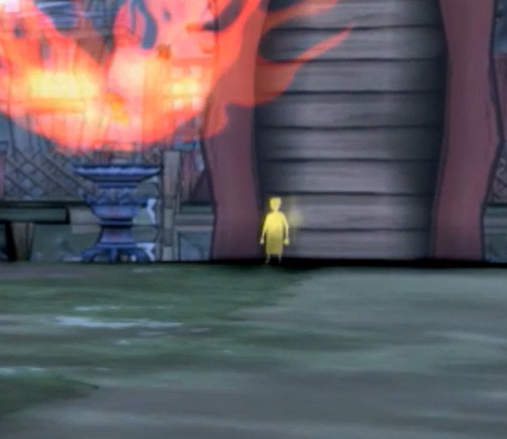 invalid_ghost's tweet photo. So I was watching the footage back on the last Okami video I uploaded, and I saw that one of the guards turned into a little golden man for a couple of seconds while I was playing- and somehow I didn't notice this while I was playing. What the heck. https://t.co/9VikVmMCHS