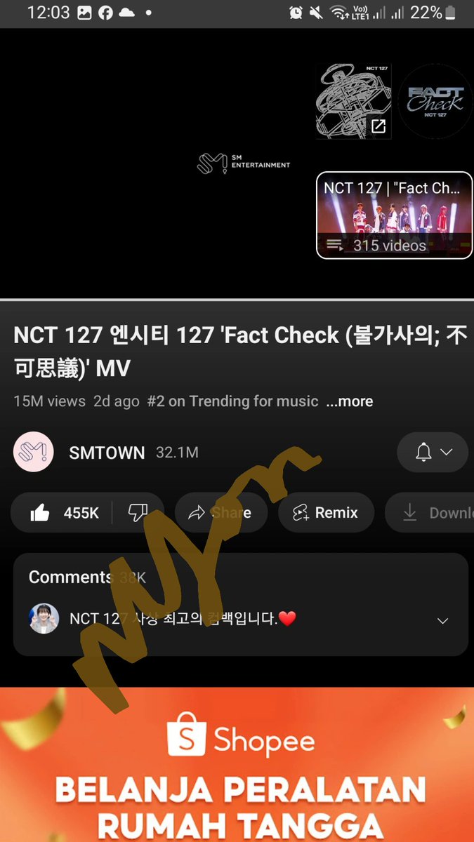 ⛓️ DON'T BREAK THE CHAIN ⛓️
FACT CHECK MV STREAMING PARTY 👁👄👁

🔗youtu.be/vGuJuW0bDWA?si…

tags: @billjsuh1001
@127ohnny @10SUH01 @amaaajohnn

CHECK THE FACTS WITH NCT 127 
#FactCheck_OutNow
#우리칠_고팩쳌 #NCT127