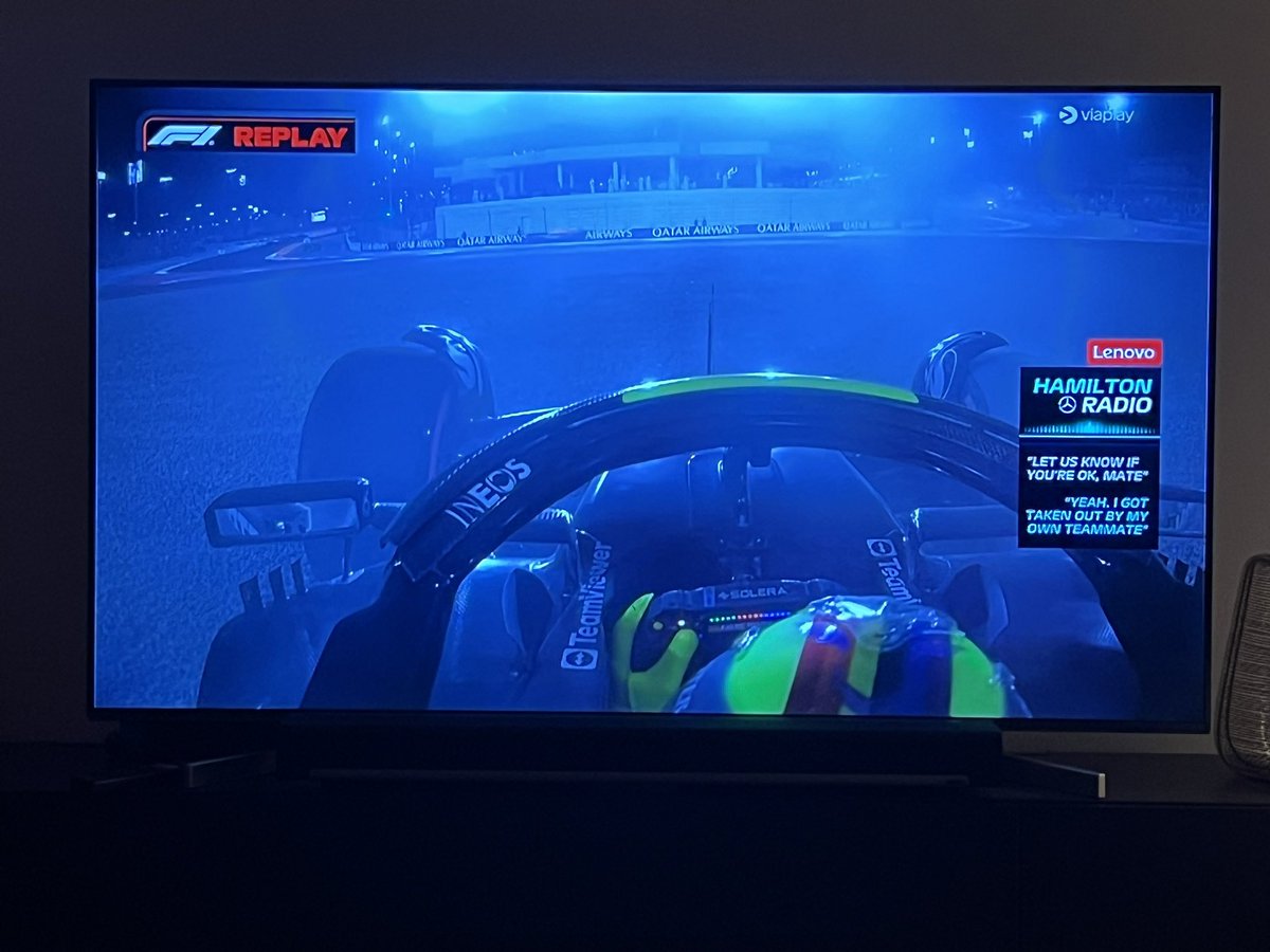 ‘Yeah I got taken out by my teammate’. What a stupid comment;  #Hamilton was responsible for this accident and now blames it on his teammate, no selfreflection at all…. Champion unworthy, again. Just admit you were responsible for this accident <a href="/LewisHamilton/">Lewis Hamilton</a> ! #f1 #QatarGP