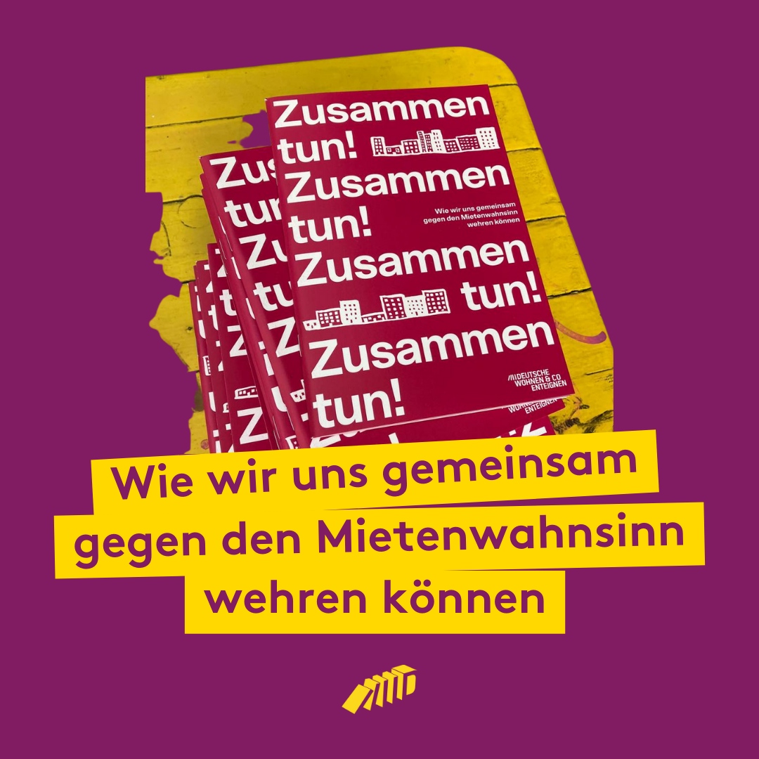 Nicht zu resignieren bei ungebremstem #Mietenwahnsinn &amp; Verdrängung ist schwer – aber zusammen könnt ihr euch gegen Vermieter und Großkonzerne wehren ✊

Unsere Broschüre gibt dir Tipps, wie das funktioniert:

👉 PDF: content.dwenteignen.de/uploads/mieter…

👉 Hörbuch: content.dwenteignen.de/uploads/Zusamm…