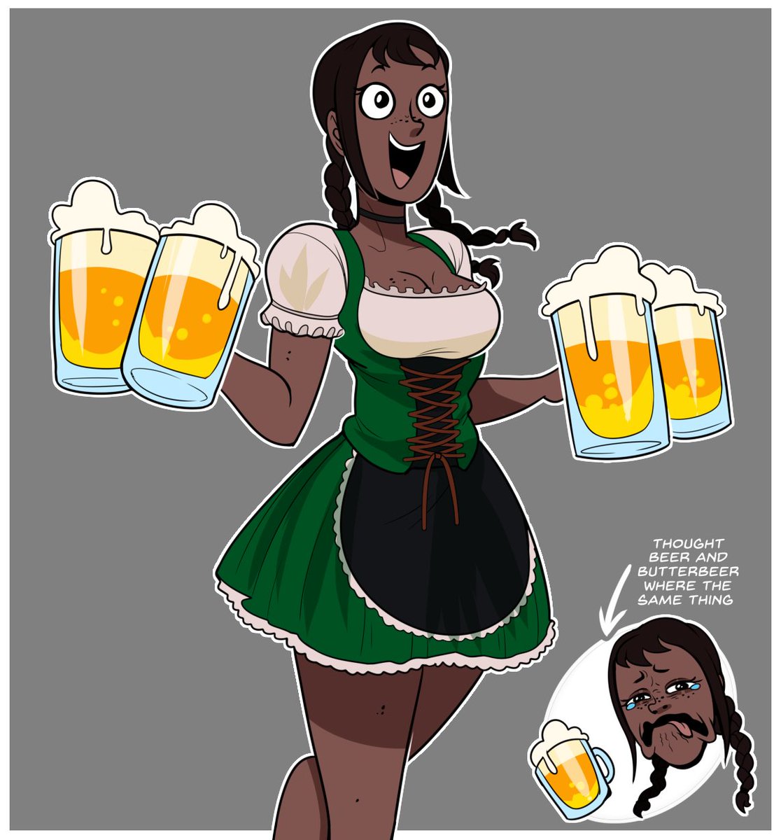 Oktoberfest Skyla, Harry Potter lied to her
