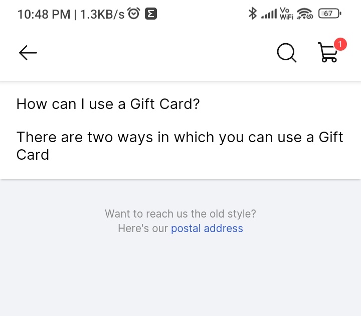 S_eFctd_M's tweet photo. @Flipkart @flipkartsupport  I was trying to use my gift card and app is not allowing me to use th gift card balance. When tried to raise a query on help centre, I am getting the below options. so what are the two ways ???, please do help me out here https://t.co/1YlWPRkF3S