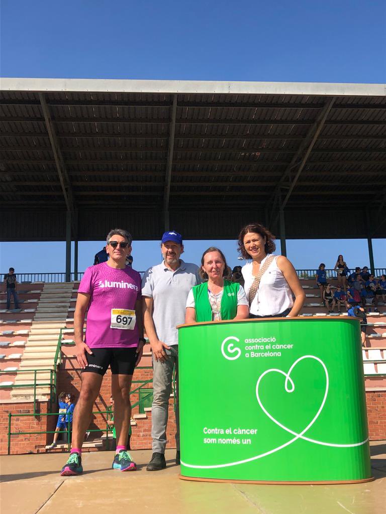 🏃‍♀️🏃 La IV Cursa el #VallèsOriental en marxa contra el #càncer s'ha celebrat avui a #Granollers!

🤝 Hi hem col·laborat amb punts d'hidratació, bidons i un estand. És un esdeveniment solidari de referència per a nosaltres per donar suport a l'associació <a href="/ContraCancerBCN/">Associació Contra el Càncer BARCELONA</a>.