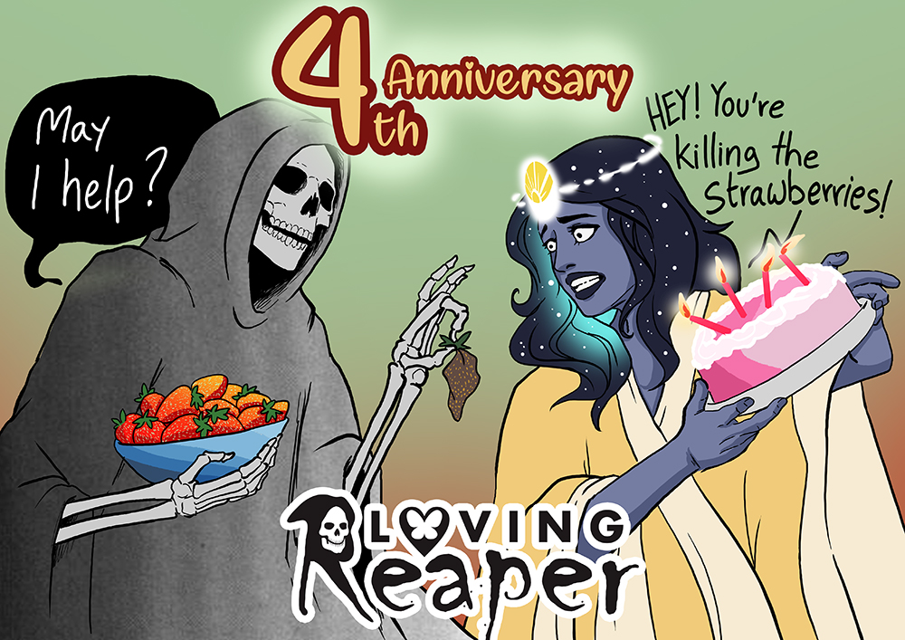 LOVING REAPER turns 4 years old today! 💫 Thank you for following the journey so far :)